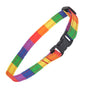 Cat Collar in Rainbow Stripe