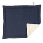 Padded Dog Blanket in Denim and Sherpa