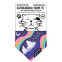 Cat Bandana in Purple Polarbears