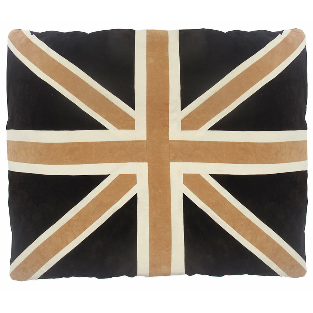 Sale - Large Size Dog Bed. Chocolate Union Flag Bed