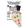 Slip on Dog Bandana in Cherries