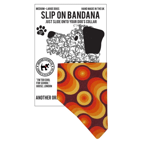 Slip on Dog Bandana in Retro Cord