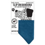 Slip on Dog Bandana in Smokey Blue Cord