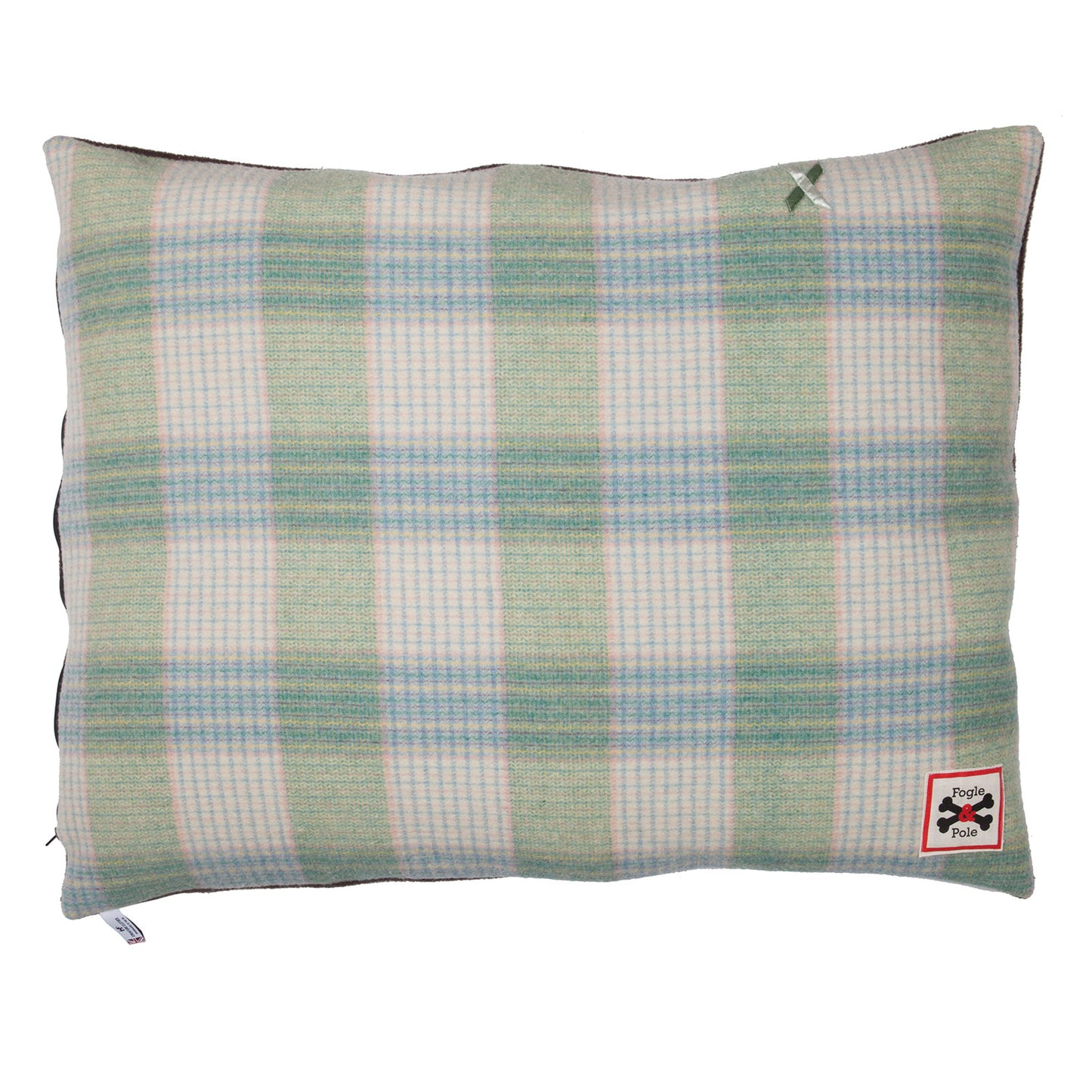 Fogle & Pole Vintage Collection Dog Bed in Spring Greens