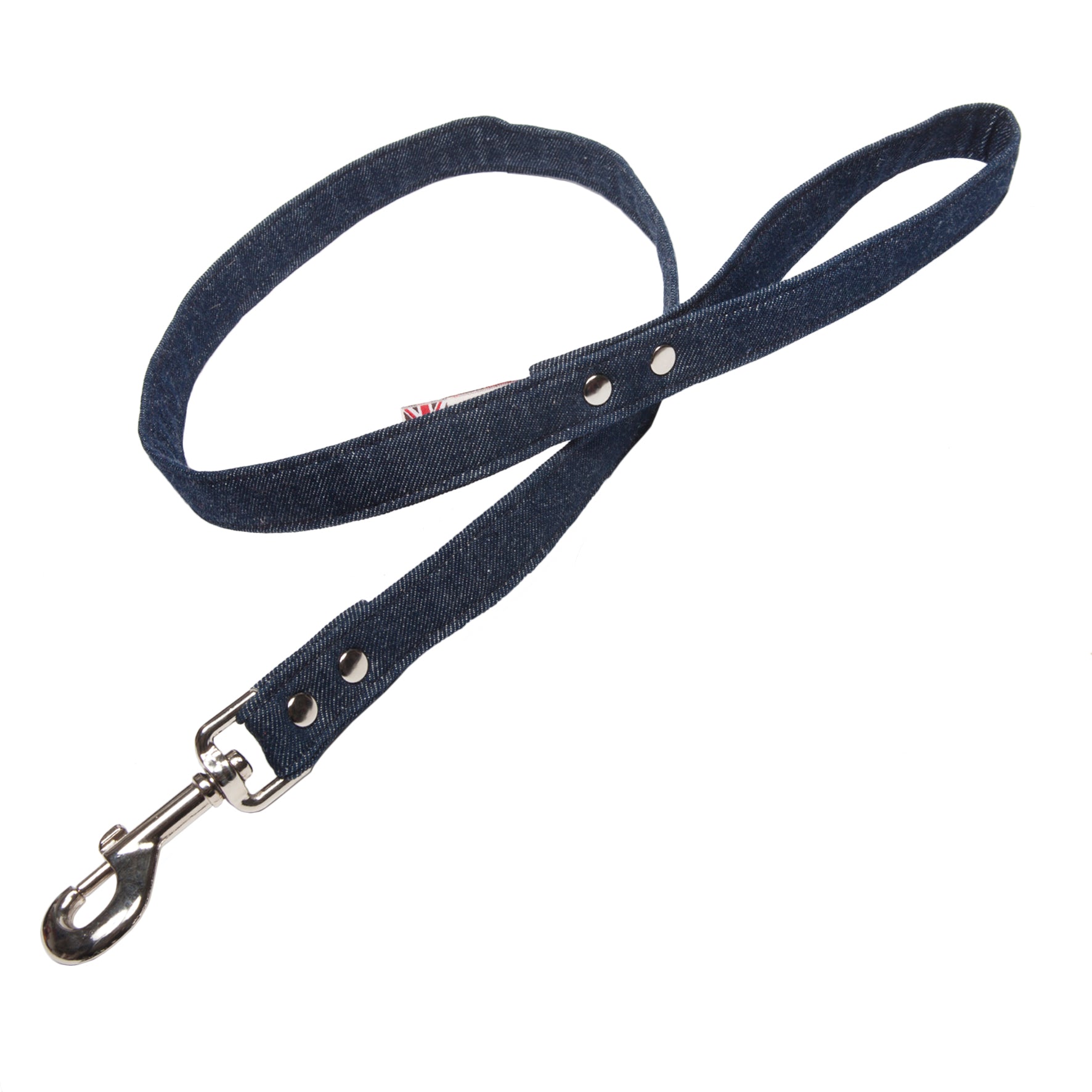 Vegan fabric dog lead in denim, Creature Clothes