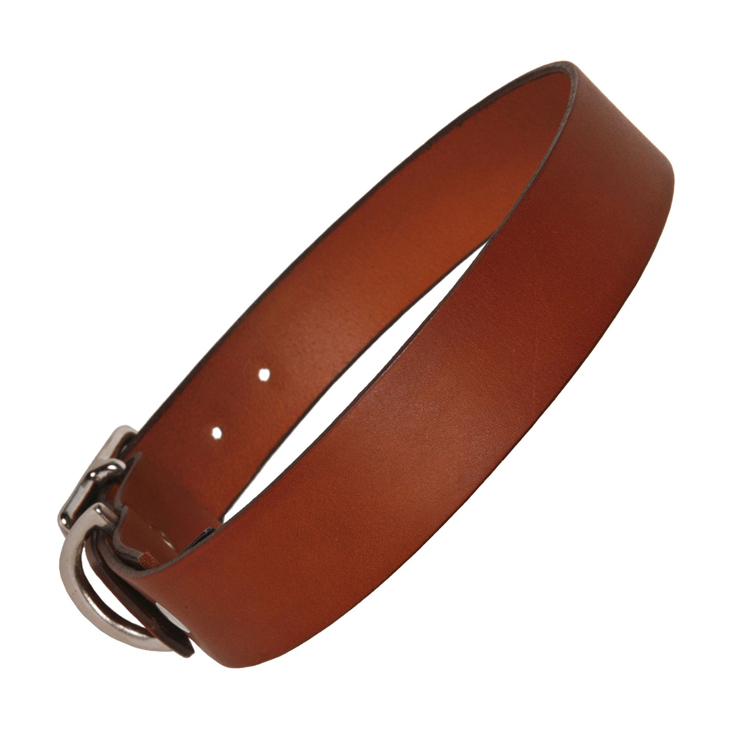 Plain Tan Leather Dog Collar, Creature Clothes