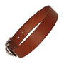 Plain Tan Leather Dog Collar