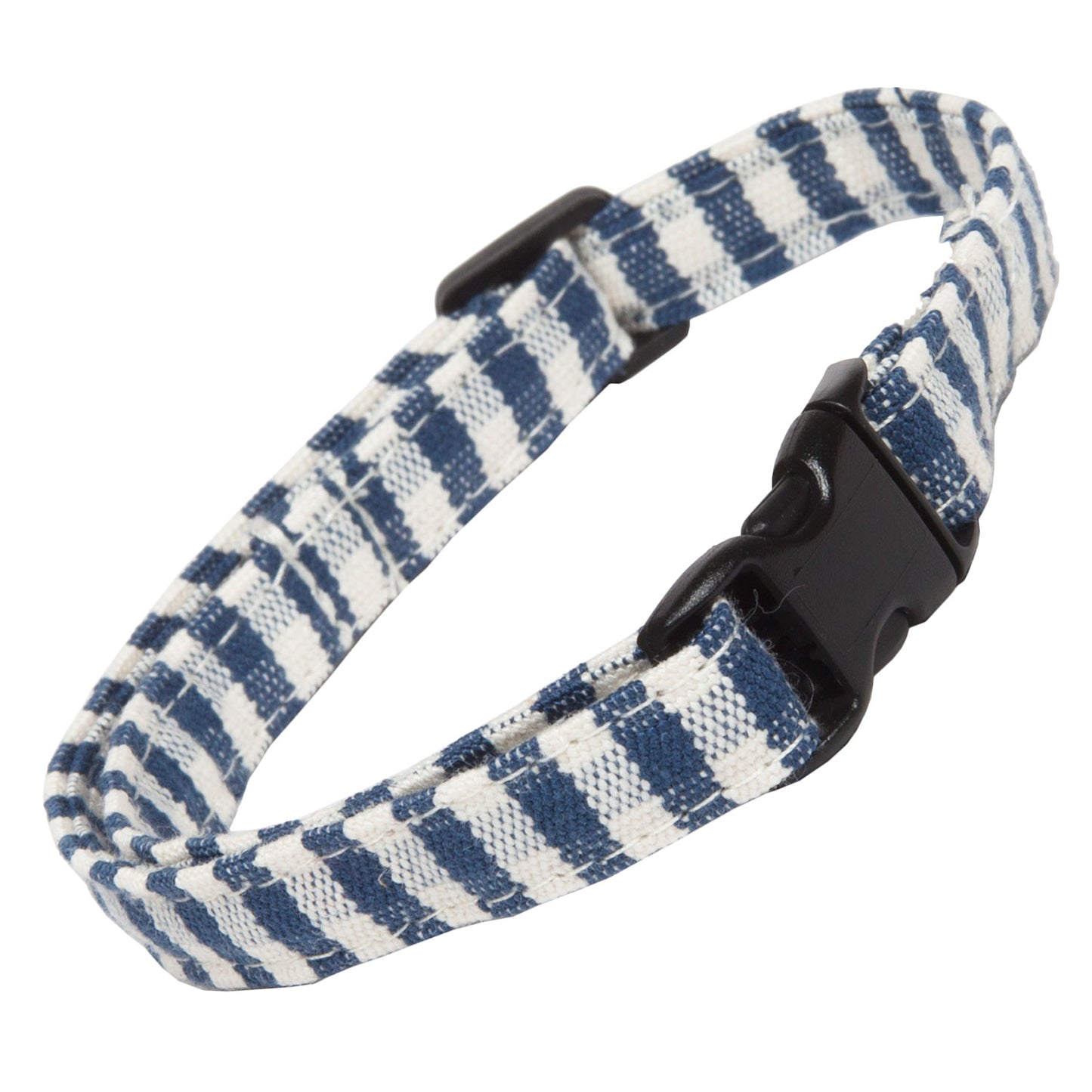 Cat Collar in Blue Gingham, Creature Clothes