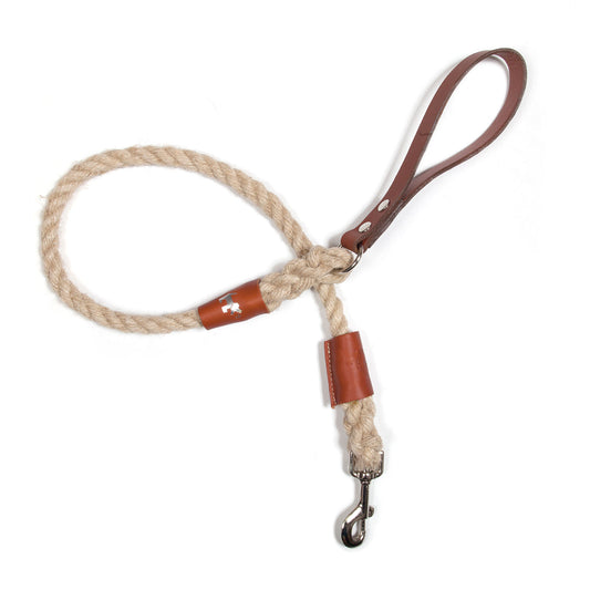 Master Ropemakers and Creature Clothes Leather Handled Dog Lead, Creature Clothes